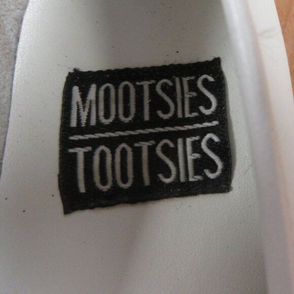 MOOTSIES TOOTSIES 80s 90s White Leather Loafers Womens Sz 8.5 Royal #500077‎ Y2K - Picture 7 of 11